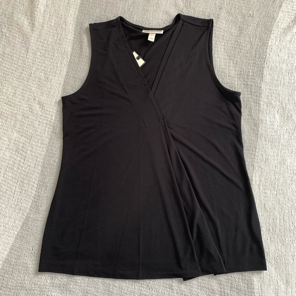 Silky Black Tank